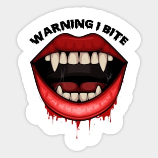 Vampires Halloween Sticker